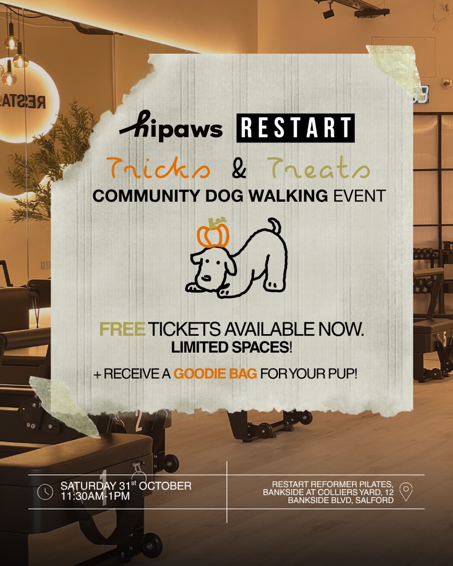Tricks & Treats Manchester Community Dog Walk poster
